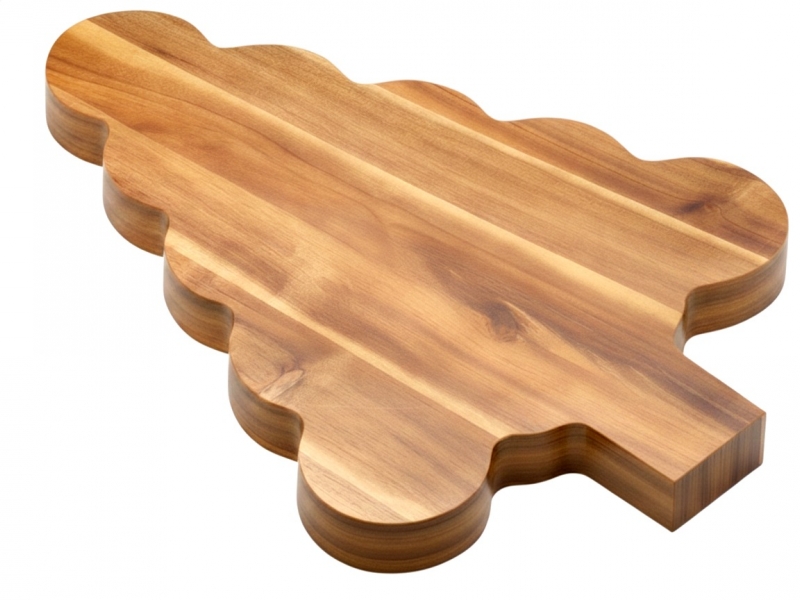 Curated Tree-shaped Acacia Charcuterie Board - Eco-Friendly Gourmet Serving Platter